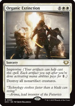 Organic Extinction (66) [Commander: Edge of Eternities] - Deck Out Gaming