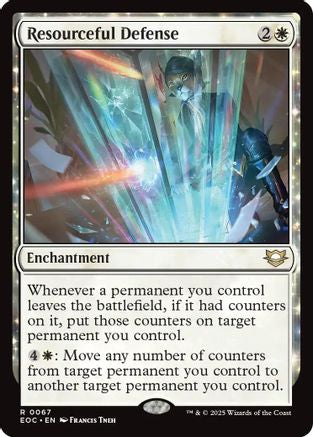 Resourceful Defense (67) [Commander: Edge of Eternities] - Deck Out Gaming