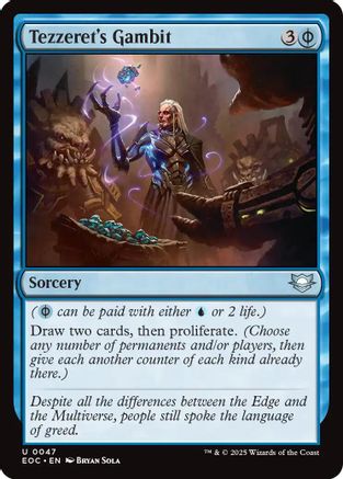 Tezzeret's Gambit (47) [Commander: Edge of Eternities] - Deck Out Gaming