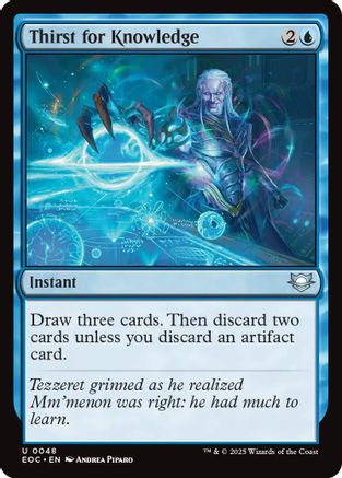 Thirst for Knowledge (48) [Commander: Edge of Eternities] - Deck Out Gaming