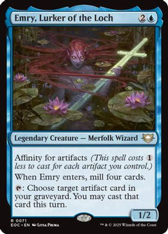Emry, Lurker of the Loch (71) [Commander: Edge of Eternities] - Deck Out Gaming
