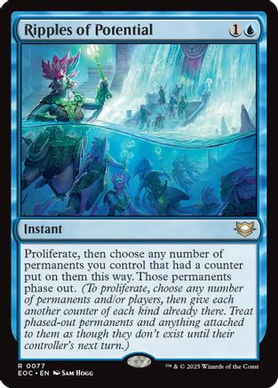 Ripples of Potential (77) [Commander: Edge of Eternities] - Deck Out Gaming