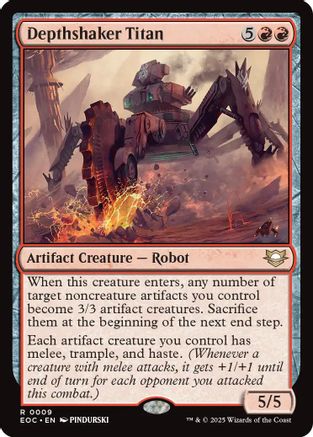 Depthshaker Titan (9) [Commander: Edge of Eternities] - Deck Out Gaming