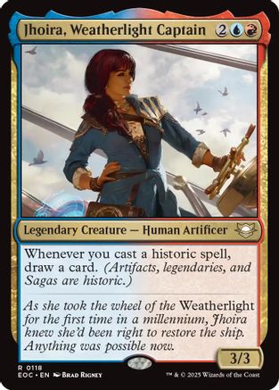 Jhoira, Weatherlight Captain (118) [Commander: Edge of Eternities] - Deck Out Gaming