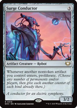Surge Conductor (19) [Commander: Edge of Eternities] - Deck Out Gaming