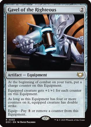 Gavel of the Righteous (55) [Commander: Edge of Eternities] - Deck Out Gaming