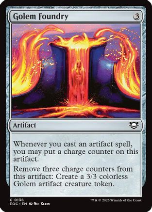 Golem Foundry (138) [Commander: Edge of Eternities] - Deck Out Gaming