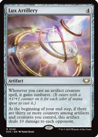 Lux Artillery (140) [Commander: Edge of Eternities] - Deck Out Gaming