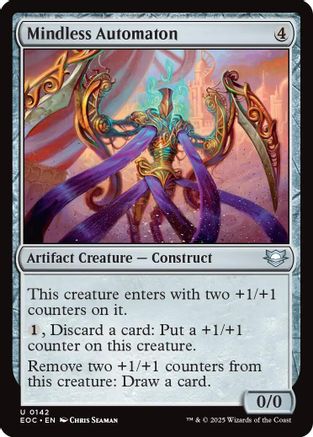 Mindless Automaton (142) [Commander: Edge of Eternities] - Deck Out Gaming