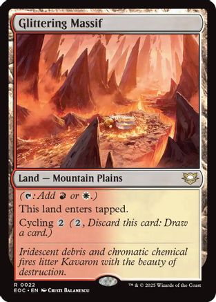 Glittering Massif (22) [Commander: Edge of Eternities] - Deck Out Gaming