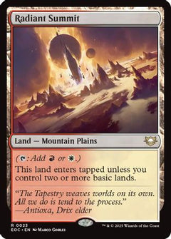 Radiant Summit (23) [Commander: Edge of Eternities] - Deck Out Gaming