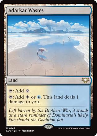 Adarkar Wastes (147) [Commander: Edge of Eternities] - Deck Out Gaming