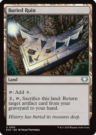 Buried Ruin (150) [Commander: Edge of Eternities] - Deck Out Gaming