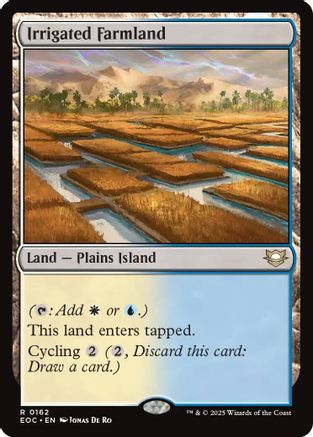 Irrigated Farmland (162) [Commander: Edge of Eternities] - Deck Out Gaming
