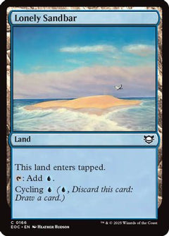 Lonely Sandbar (166) [Commander: Edge of Eternities] - Deck Out Gaming
