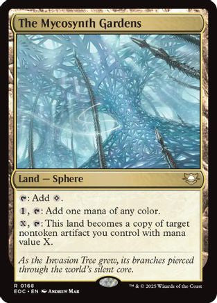 The Mycosynth Gardens (168) [Commander: Edge of Eternities] - Deck Out Gaming