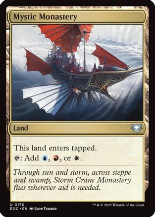 Mystic Monastery (170) [Commander: Edge of Eternities] - Deck Out Gaming