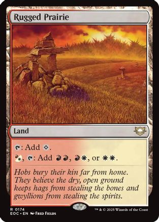 Rugged Prairie (174) [Commander: Edge of Eternities] - Deck Out Gaming
