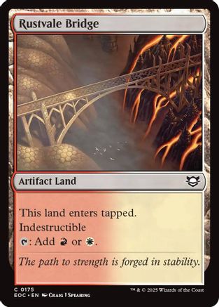 Rustvale Bridge (175) [Commander: Edge of Eternities] - Deck Out Gaming