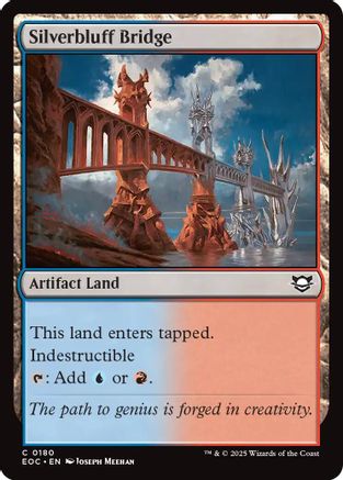 Silverbluff Bridge (180) [Commander: Edge of Eternities] - Deck Out Gaming