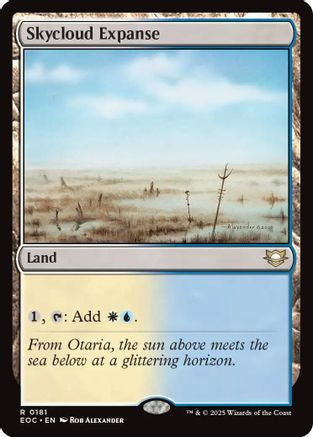 Skycloud Expanse (181) [Commander: Edge of Eternities] - Deck Out Gaming