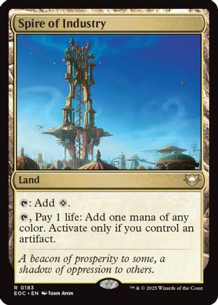 Spire of Industry (183) [Commander: Edge of Eternities] - Deck Out Gaming