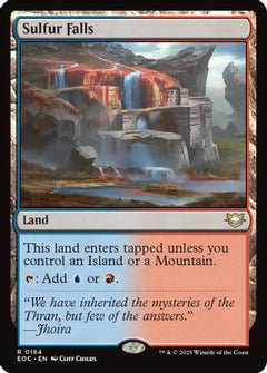 Sulfur Falls (184) [Commander: Edge of Eternities] - Deck Out Gaming