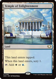 Temple of Enlightenment (186) [Commander: Edge of Eternities] - Deck Out Gaming