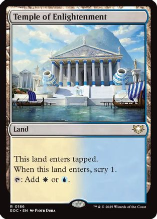 Temple of Enlightenment (186) [Commander: Edge of Eternities] - Deck Out Gaming