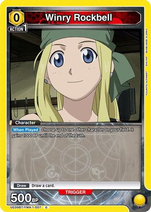 Winry Rockbell (007) (UE09BT/FMA-1-007) [UE09BT: FULLMETAL ALCHEMIST] - Deck Out Gaming