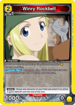 Winry Rockbell (008) (UE09BT/FMA-1-008) [UE09BT: FULLMETAL ALCHEMIST] Foil - Deck Out Gaming