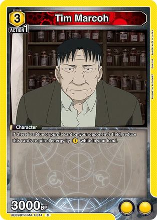 Tim Marcoh (UE09BT/FMA-1-014) [UE09BT: FULLMETAL ALCHEMIST] - Deck Out Gaming