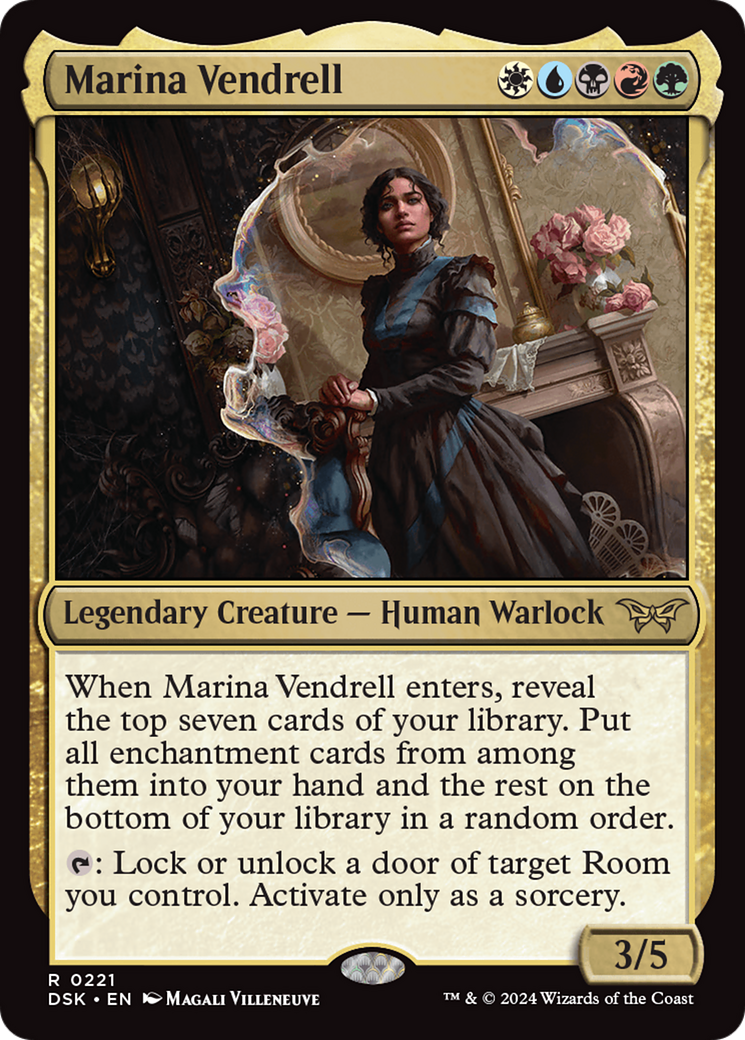 Marina Vendrell (221) [Duskmourn: House of Horror] foil - Deck Out Gaming