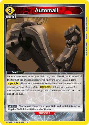 Automail (UE09BT/FMA-1-029) [UE09BT: FULLMETAL ALCHEMIST] - Deck Out Gaming