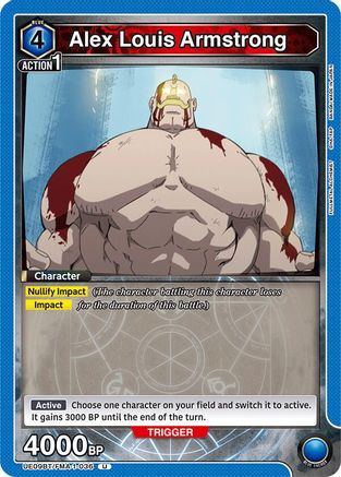 Alex Louis Armstrong (036) (UE09BT/FMA-1-036) [UE09BT: FULLMETAL ALCHEMIST] - Deck Out Gaming