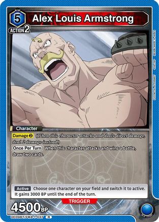 Alex Louis Armstrong (037) (UE09BT/FMA-1-037) [UE09BT: FULLMETAL ALCHEMIST] Foil - Deck Out Gaming
