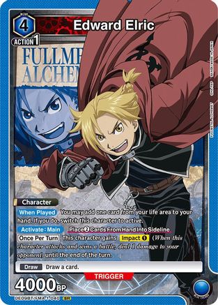 Edward Elric (040) (UE09BT/FMA-1-040) [UE09BT: FULLMETAL ALCHEMIST] Foil - Deck Out Gaming