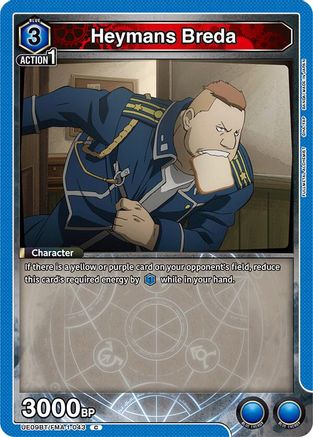 Heymans Breda (UE09BT/FMA-1-043) [UE09BT: FULLMETAL ALCHEMIST] - Deck Out Gaming