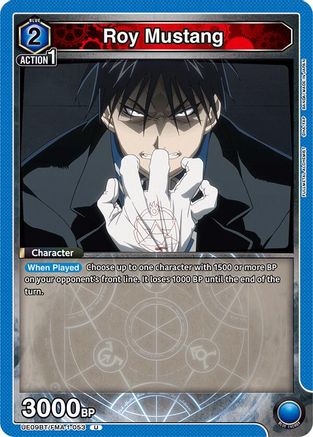 Roy Mustang (053) (UE09BT/FMA-1-053) [UE09BT: FULLMETAL ALCHEMIST] - Deck Out Gaming