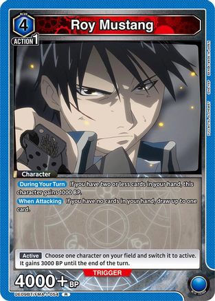 Roy Mustang (054) (UE09BT/FMA-1-054) [UE09BT: FULLMETAL ALCHEMIST] Foil - Deck Out Gaming