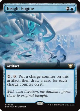 Insight Engine (Extended Art) (26) [Commander: Edge of Eternities] - Deck Out Gaming