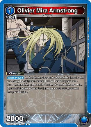 Olivier Mira Armstrong (058) (UE09BT/FMA-1-058) [UE09BT: FULLMETAL ALCHEMIST] - Deck Out Gaming