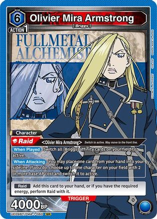 Olivier Mira Armstrong (060) (UE09BT/FMA-1-060) [UE09BT: FULLMETAL ALCHEMIST] Foil - Deck Out Gaming