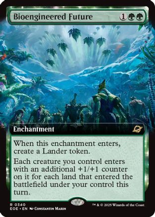 Bioengineered Future (Extended Art) (340) [Edge of Eternities] foil - Deck Out Gaming