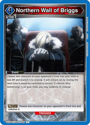 Northern Wall of Briggs (UE09BT/FMA-1-066) [UE09BT: FULLMETAL ALCHEMIST] - Deck Out Gaming