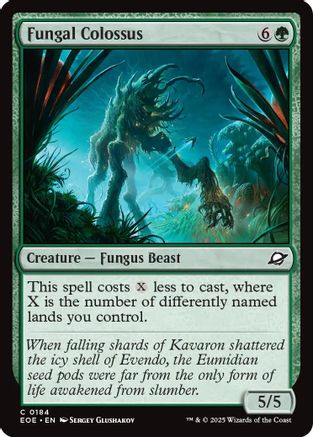 Fungal Colossus (184) [Edge of Eternities] foil - Deck Out Gaming