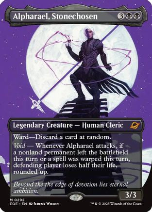 Alpharael, Stonechosen (Borderless) (292) [Edge of Eternities] foil - Deck Out Gaming
