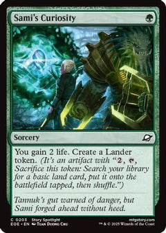 Sami's Curiosity (203) [Edge of Eternities] foil - Deck Out Gaming