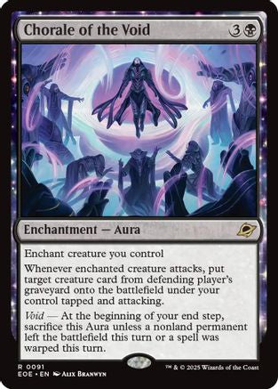 Chorale of the Void (91) [Edge of Eternities] foil - Deck Out Gaming