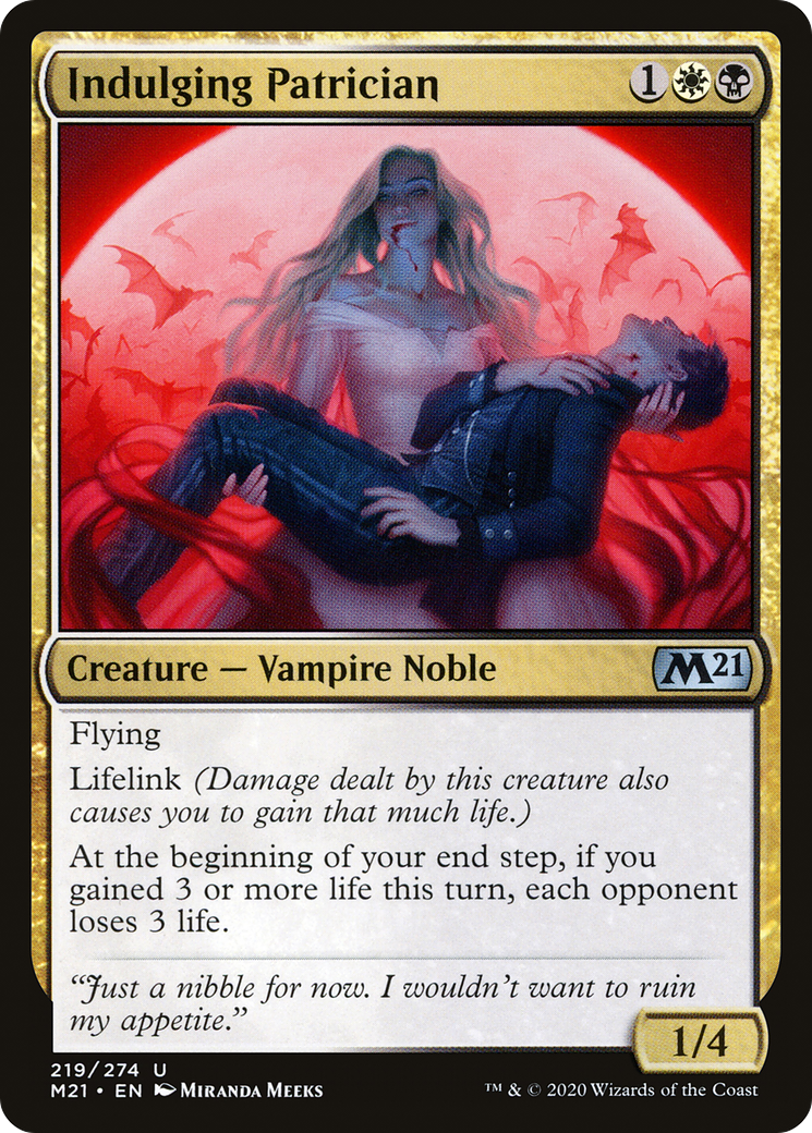Indulging Patrician (219) [Core Set 2021] - Deck Out Gaming